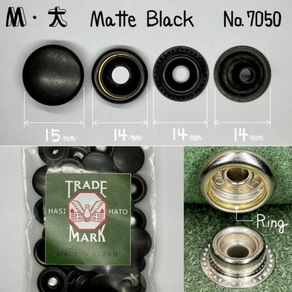 M. Matte Black - 15 mm